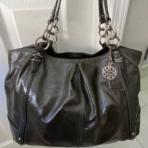 Coach Black Leather Satchel
